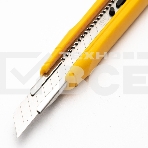 Технический нож Deli DL009B 9мм SK4, лезвие 13 секций, ударопрочный корпус. Кнопка автоматической блокировки., фото2