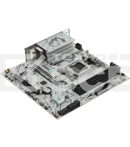 Материнская плата MSI B840M GAMING PLUS WIFI6E, AM5, AMD B840, 4xDDR5, 4xSATA, 2xM.2, 1xPCIe 4.0 x16, 1xPCIe 3.0 x4, 1xHDMI (v2.1), 1xUSB-C 10Gbps, 1xUSB-A 10Gbps, 2xUSB-A 5Gbps, 4xUSB-A 2.0, 1x2.5Gb LAN, Wi-Fi 6E, Bluetooth 5.3, 2x3.5 мм, 7.1, mATX