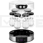 Йогуртница Kitfort КТ-6295 20Вт 7б. 190мл упр.:электрон. серебристый/черный, фото3