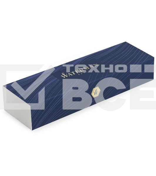 Ручка шариковая Waterman Graduate Allure (CW2068192) LaqBlack CT, M, синие чернила, подарочная коробка