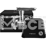 Мясорубка электрическая Hyundai HY-MG4422 черный/серебристый, 1200 Вт, 2.4 кг/мин, реверс, защита от перегрузки, металлический лоток, насадки - 9, фото5