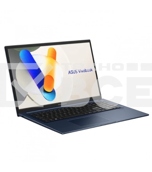 Ноутбук Asus Vivobook 17 X1704VA-AU1017/17.3/IPS/Intel Core 5 120U/16Gb/512Gb/Intel Graphics/Без ОС/синий/2.1kg