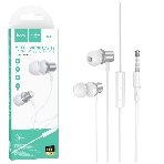 Проводные наушники Hoco M110 Encourage серебристый, внутриканальные, Jack 3.5 мм, фото2