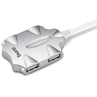 USB-концентратор Buro BU-HUB4-0.5-U2.0-Candy, USB 2.0, USB 4 порта, USB