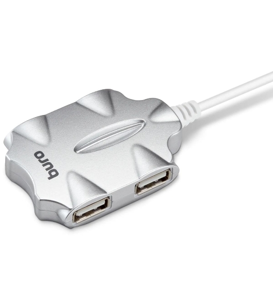 USB-концентратор Buro BU-HUB4-0.5-U2.0-Candy, USB 2.0, USB 4 порта, USB