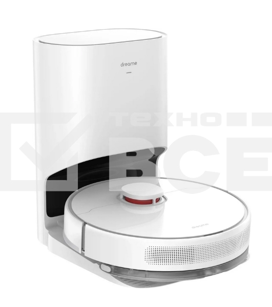 Робот-пылесос Dreame RLS3D Vacuum and Mop D10 Plus белый, 46 Вт, 5200 мАч Li-Ion, уборка сухая/влажная, пылесборник контейнер 0.4 л