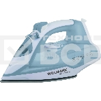 Утюг Willmark SI-2267CB (2200Вт, керам. подошва., 280 мл, ,самоочист.,пар удар, шнур 1,8м)бело-серый, фото 1
