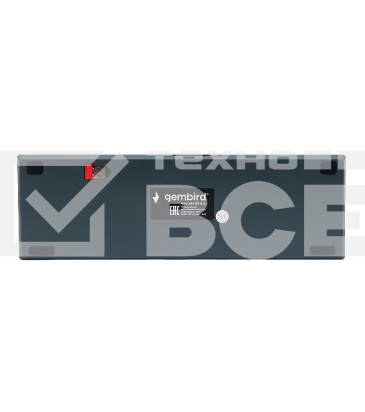 Клавиатура Gembird KBW-7 беспроводная Bluetooth, USB серая