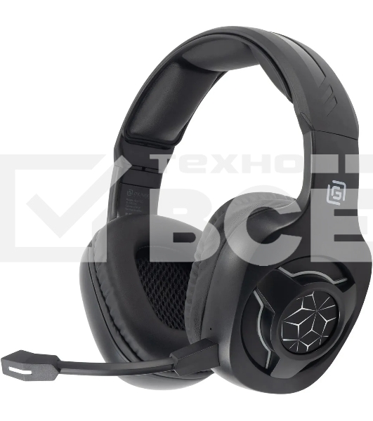 Наушники с микрофоном Оклик HS-L575G черный накладные BT оголовье (1895253)