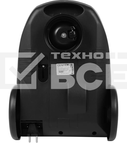 Пылесос Centek CT-2511 черный/желтый, 400/2000 Вт, уборка сухая, пылесборник мешок 2 л