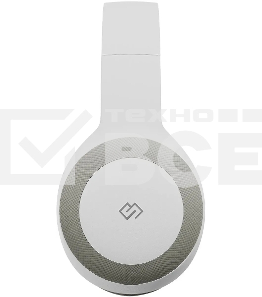 Гарнитура накладные Digma BT-15 белый/серый беспроводные bluetooth оголовье