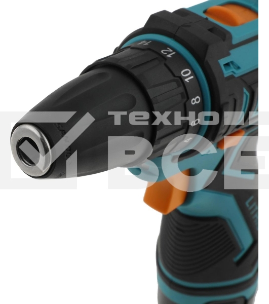 Дрель-шуруповерт Bort BAB-12x2Li-FD, Аккумуляторная, 12В, 2 АКБ