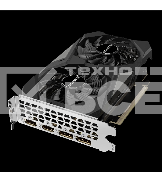 Видеокарта Gigabyte GV-N3050WF2OCV2-6GD PCI-E 4.0 96bit GDDR6 1470/14000 HDMIx2 DPx2 HDCP Ret