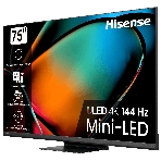 Телевизор Hisense 75' 75U8KQ черный/темно-серый Mini-Led UHD 120Hz Smart, фото3