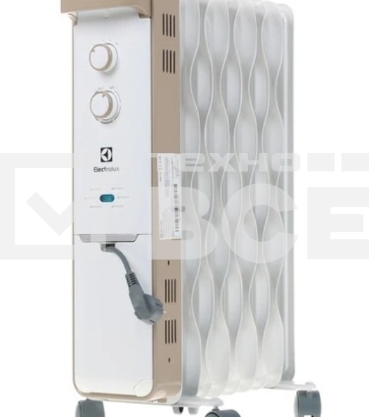 Масляный обогреватель Electrolux EOH/M-9209 белый, 2000 Вт, 25 м2, термостат