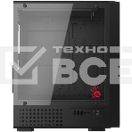 Компьютерный корпус Bloody BD-CC118 черный без БП mATX 8x120mm 2xUSB2.0 1xUSB3.0 audio bott PSU, фото5