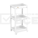Стеллаж SHEFFILTON SHT-SS25-3 белый (283345), фото 1
