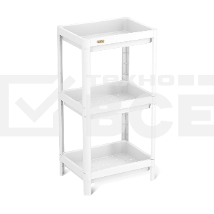 Стеллаж SHEFFILTON SHT-SS25-3 белый (283345)
