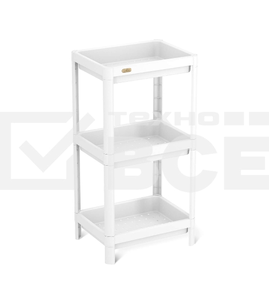Стеллаж SHEFFILTON SHT-SS25-3 белый (283345)