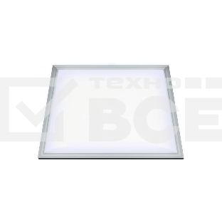 Светильник светодиодный потолочный встраиваемый Uniel Effective, белый свет 4000K, корпус серебристый, в комплекте с и/п