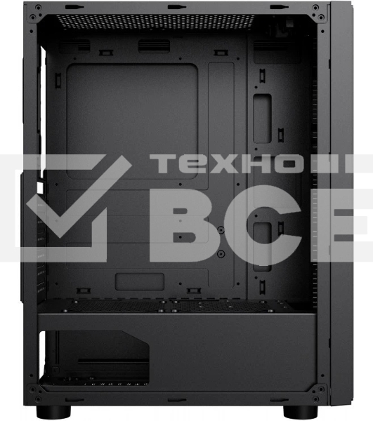 Компьютерный корпус AeroCool/Formula CL-3302B RGb черный без БП ATX 2xUSB 2.0 1xUSB 3.0 audio bott PSU