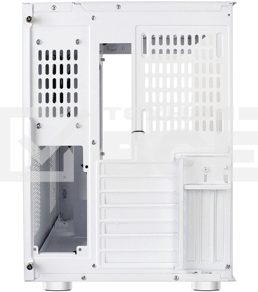 Компьютерный корпус Ginzzu V560 RGb подсветка, закаленное стекло 1хUSB 3.0,1хUSB 2.0, AU белый ATX