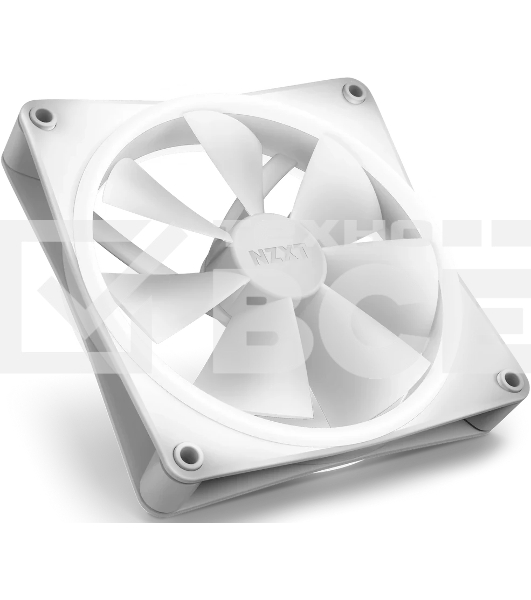 Вентилятор для корпуса Case Cooler NZXT F140 RGb Duo (140x140x25мм, 4-pin PWM, RGb, 84.75CFM, 36dBA, 1800RPM, белый)