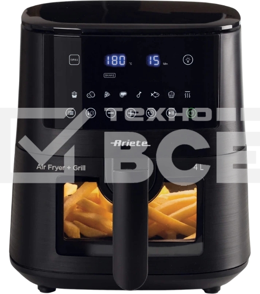 Аэрофритюрница Ariete 4633 Glass DGT Bk