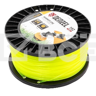 Леска для триммера Denzel круглая, 2,4мм х 192м, на DIN катушке FLEX CORD