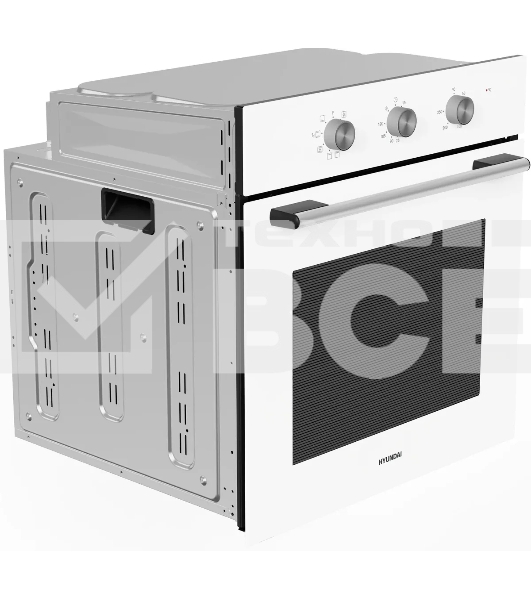 Духовой шкаф электрический Hyundai HEO 6635 WG белый