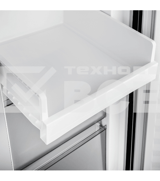 Холодильник Maunfeld MFF192NFSB01 Inverter черная сталь трехкамерный 334/184л морозилка снизу, No Frost, Side by Side