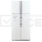 Холодильник Hitachi R-W660PUC7 GPW белый двухкамерный 396/144л морозилка сверху, No Frost, Side by Side, фото 1