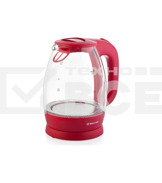 Чайник электрический BRAYER BR1045RD розовый