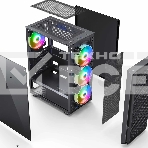 Компьютерный корпус Accord 3338 черный без БП ATX 1xUSB2.0 1xUSB3.0 1xUSB3.1 audio bott PSU, фото8