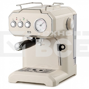 Кофеварка эспрессо BQ CM1722 кремовый, исп. кофе - молотый, 1.75 л, 850 Вт, 15 Бар.