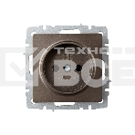 Розетка 1-местная IEK BRITE РС10-1-0-БрТБ без заземления, без защитных шторок, 10А, темная бронза, фото4