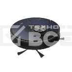 Робот-пылесос Centek CT-2741 черный/синий, 2600 мАч Li-Ion, уборка сухая/влажная, пылесборник контейнер 0.68 л, фото3