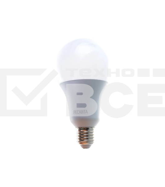 Лампа светодиодная Ресанта LL-R-A80-20W-230-4K-E27 груша, 20 Вт, нейтр., Е27