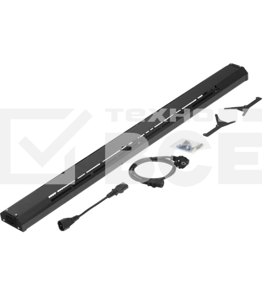 Конвектор электрический плинтусный Denzel ATRIC-450 черный, 450 Вт, 6 м2
