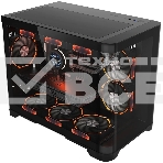 Компьютерный корпус 1STPLAYER UVIEW UV6 черный mATX UV6-BK, фото4