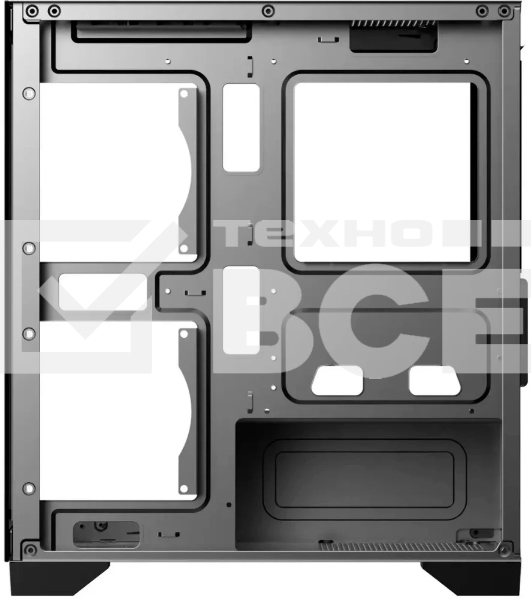 Компьютерный корпус Bloody BD-CC103 черный без БП mATX 7x120мм 1xUSB 2.0 1xUSB 3.0 audio bott PSU