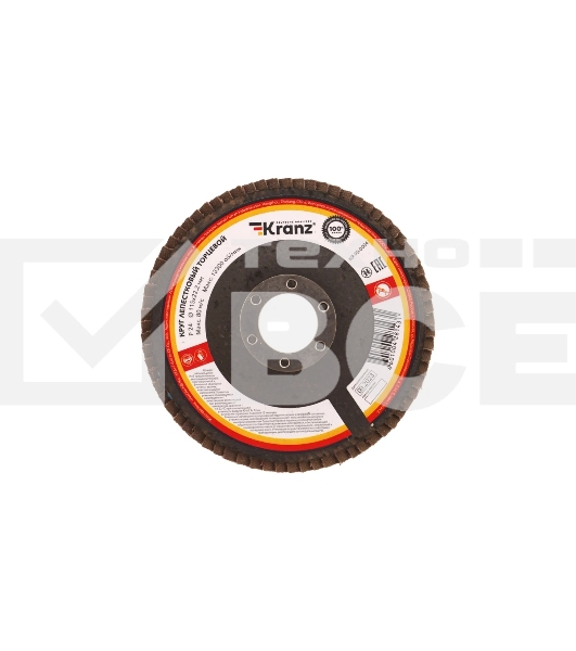 Круг лепестковый торцевой Kranz KR-90-0004 P24, 115х22,2 мм