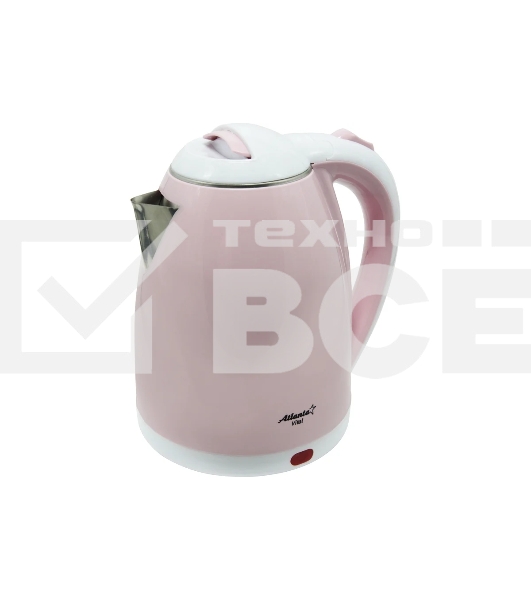 Чайник электрический Atlanta ATH-2437 pink двухстенный