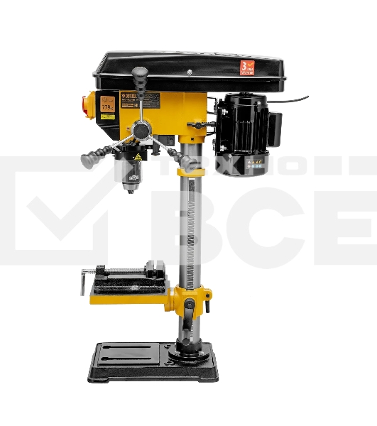 Станок сверлильный Denzel DDM-550L, 550 Вт, 16 мм, 12 ск., лазер, настольный