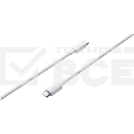 Кабель Xiaomi 3A Braided USB-C to USB-C Cable 1m белый, фото2