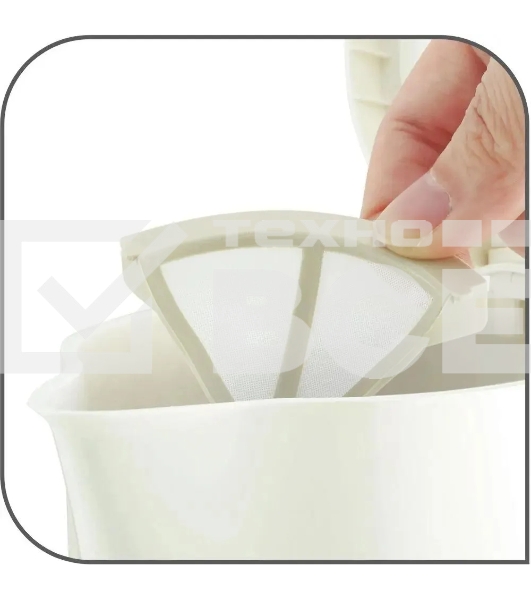 Чайник электрический Tefal KO120130 0.5л. 650Вт белый/бежевый(корпус: пластик)