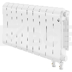 Радиатор биметаллический Royal Thermo Infinity 300 Bianco Traffico VR80 - 10 секц., фото 1