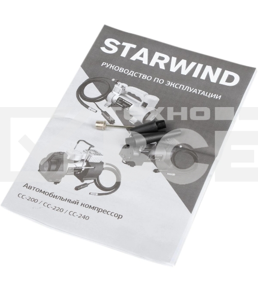 Автомобильный компрессор Starwind CC-220 35л/мин шланг 0.75м