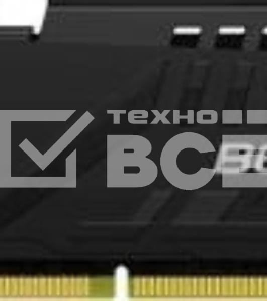 Оперативная память Kingston Fury Beast Black, DDR5, 64GB (1x64GB), 5600 MHz, CL36, с радиатором, чёрный