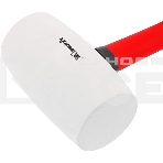 Киянка резиновая Matrix 11198 910 г, белая резина, фибергласовая рукоятка, фото3